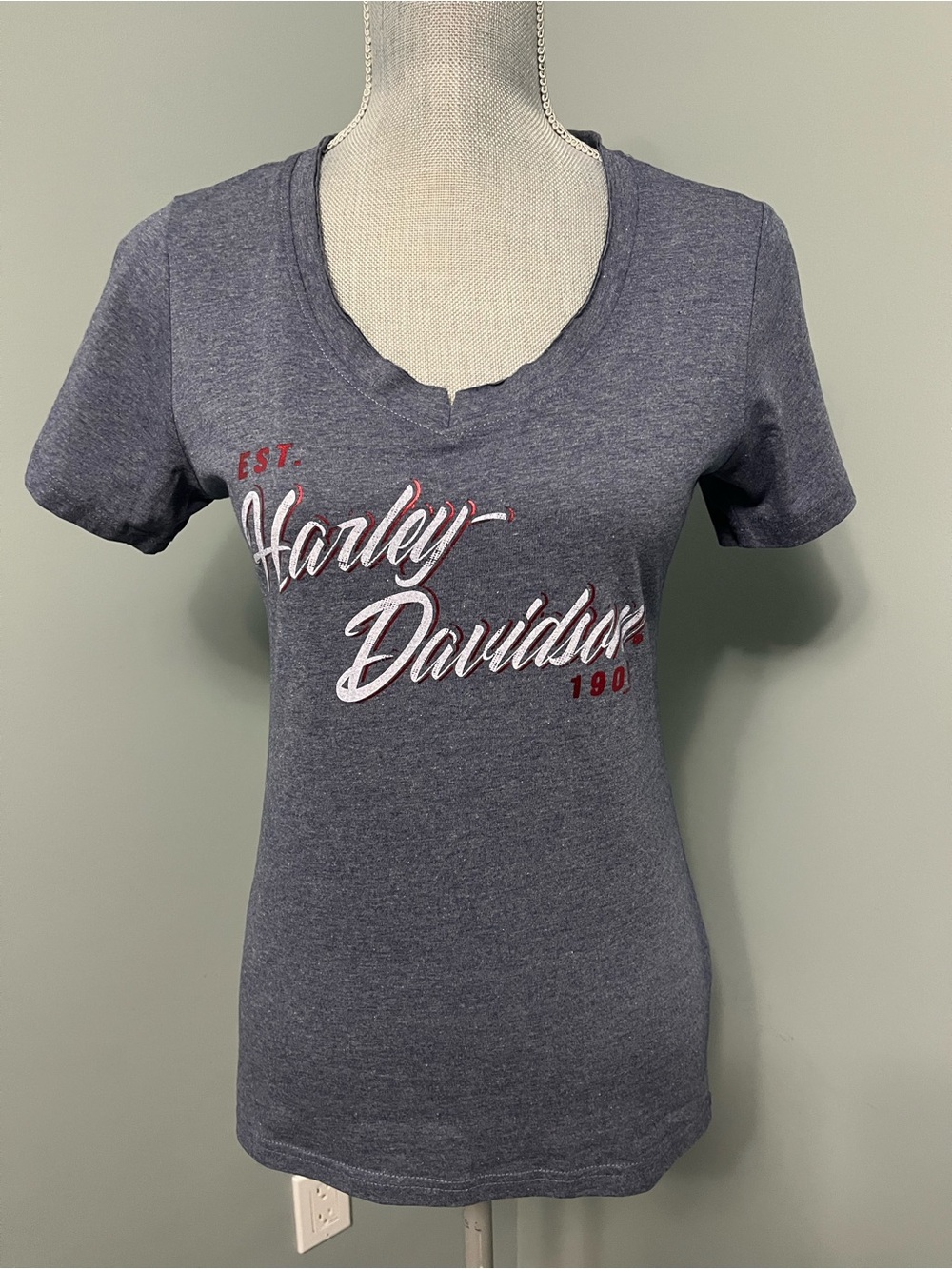 HARLEY DAVIDSON short sleeve tee womens size small T-shirt biker motorcycle